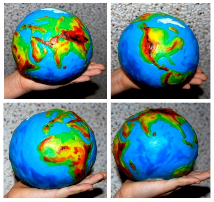 Как сделать земной шар