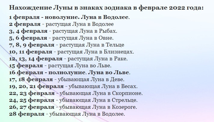 Лунный Календарь Новый Год 2022 Какого