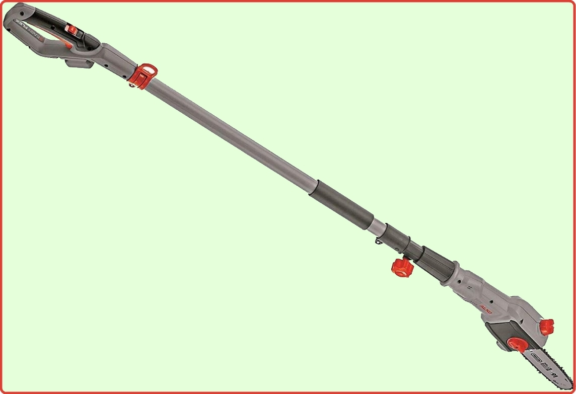 Battery saw for trimming trees