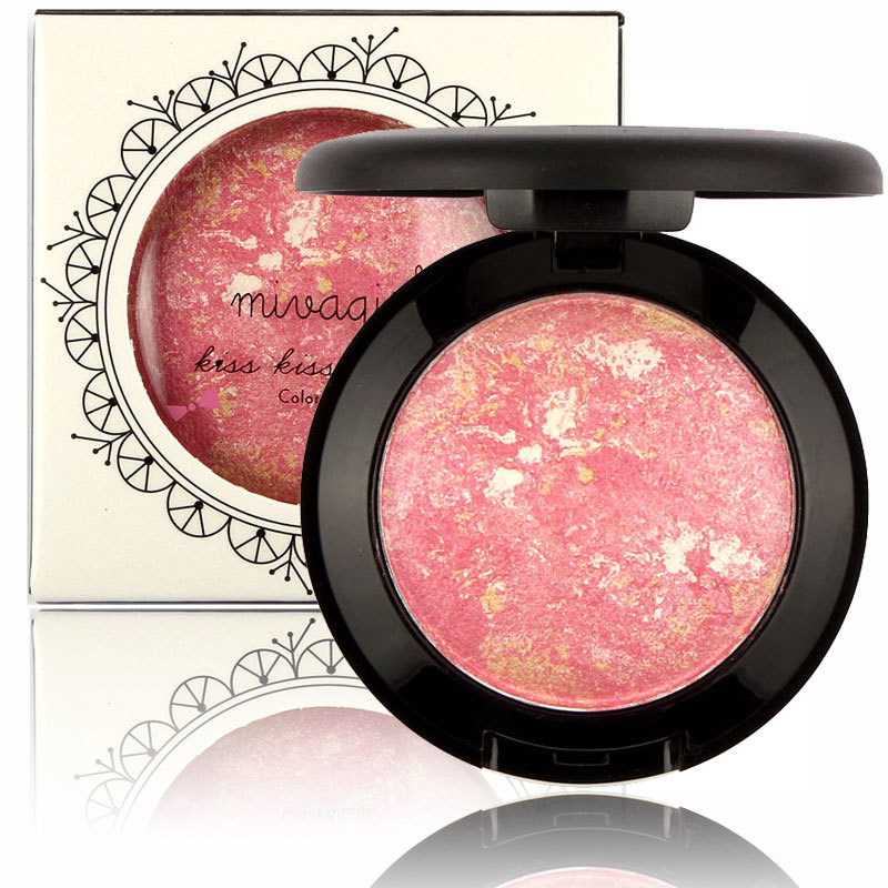 Baked blush have a rich tone