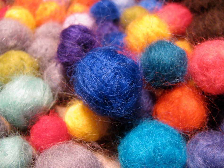 Felting wool is diverse