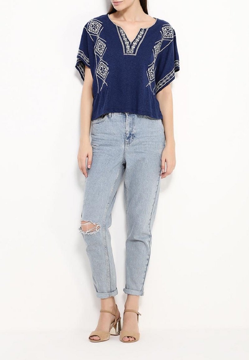 Interesante blusa de topshop