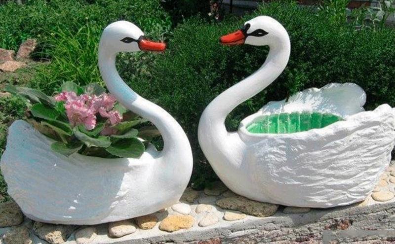 Cisne de jardín