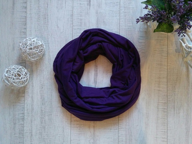 With your own hands, a snood scarf from the fabric: what fabric to sew, how to make a pattern, how to sew?