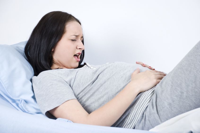 Signs of appendicitis in pregnant women