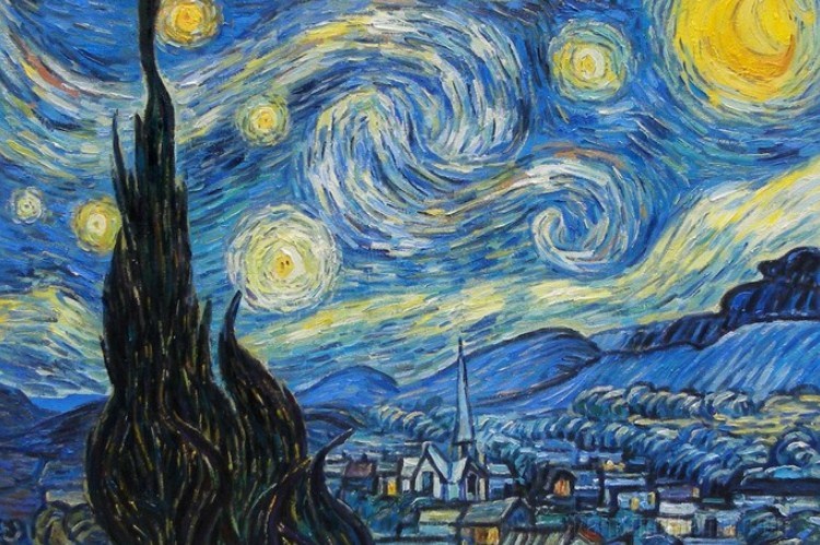 Van Gogh - Νύχτα αστέρι, φωτογραφία