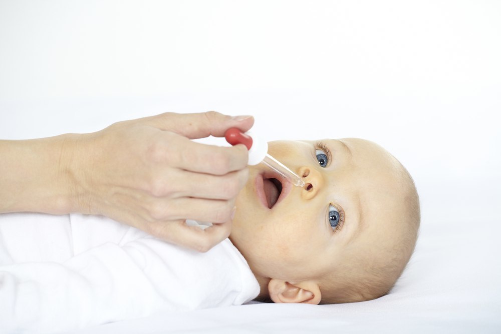 Лечение заложенности носа у грудного ребенка