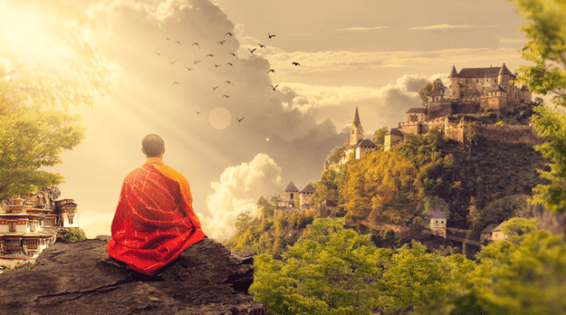 Meditation ersetzen das Gebet nicht