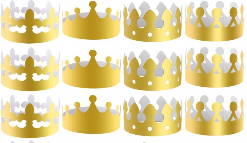 Différentes formes de couronnes