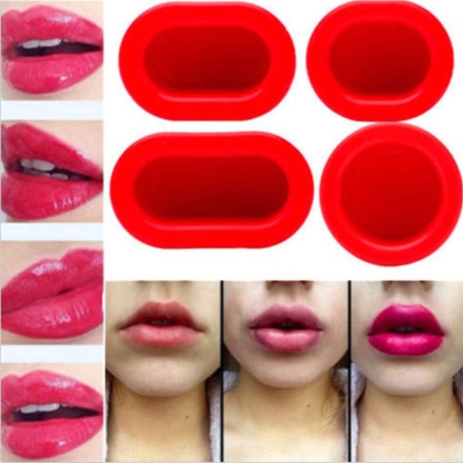 Increase the lips with a cap