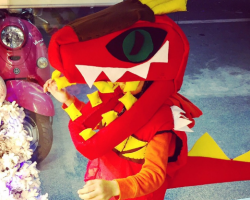 DIY Dragon or Dinozavra costume - patterns