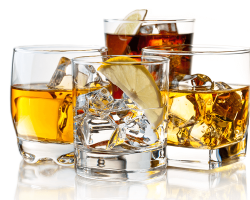 Mana yang lebih baik, lebih aman - vodka, wiski, anggur atau cognac dalam tingkat bahaya terhadap kesehatan, pembuluh darah?