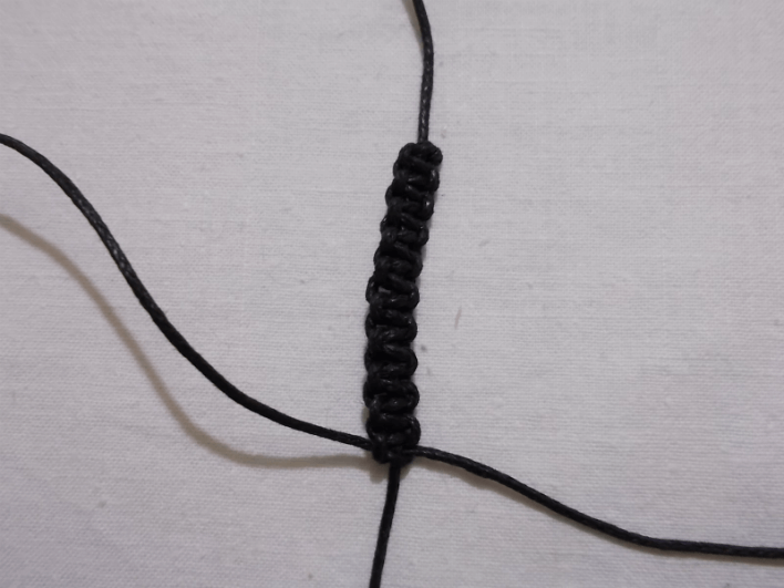 Nodes for men's bracelet Shambhala