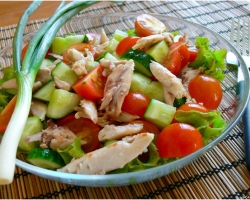 Étrendszer alacsony kalóriatartalmú saláták a fogyáshoz - receptek. Saláták a tisztításhoz és a fogyáshoz - Panicle, kefe. Alacsony kalóri -saláták salátákhoz
