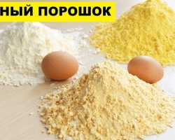 Mit lehet készíteni a tojás tojásporból: koktélok, első és második ételek, sütés és desszertek