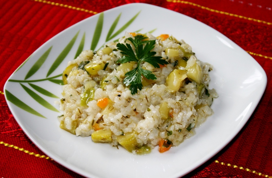 Рис с кабачком не только вкусно, но и полезно