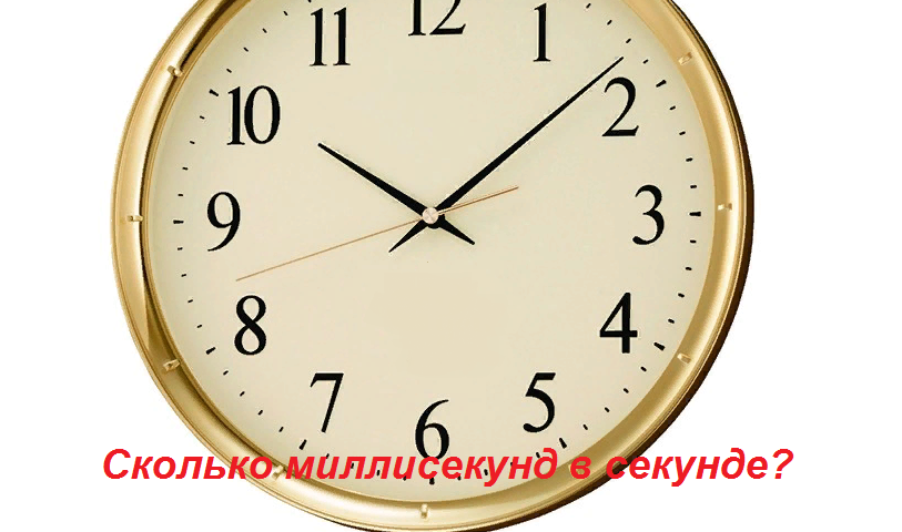 Минуты секунды миллисекунды