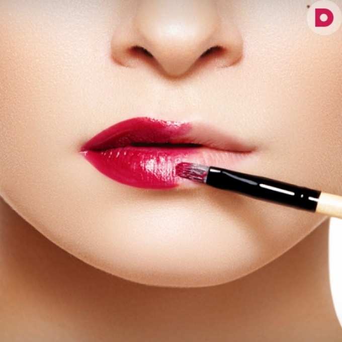 Make -up -Lippen