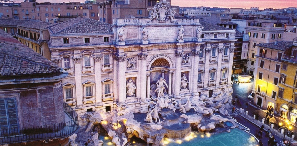 Trevi Fountain, Roma, Italia