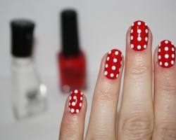 Ideas for designing original manicure with dots on nails. How to make a beautiful manicure with dots on the nails to a beginner at home?