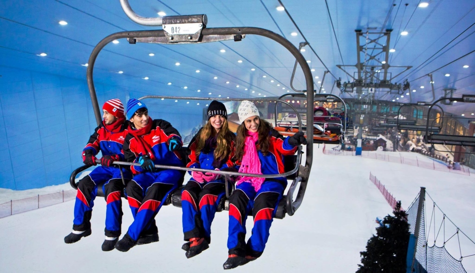 Pusat Ski Ski-Dubai, UEA