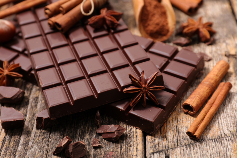 The aroma of chocolate helps to relax all sweet tooth