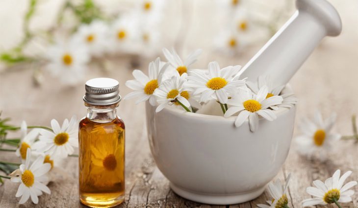 With thrush, it is optimal to use chamomile