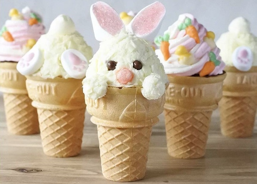 Jadi Anda bisa mencuri es krim buatan sendiri dalam bentuk kelinci