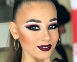 Regeln für das Erstellen von Make -up für Ballroom -Tanzen für ein Turnier für Jugendliche und Erwachsene: Schritt für Schritt mit Fotos, Ideen