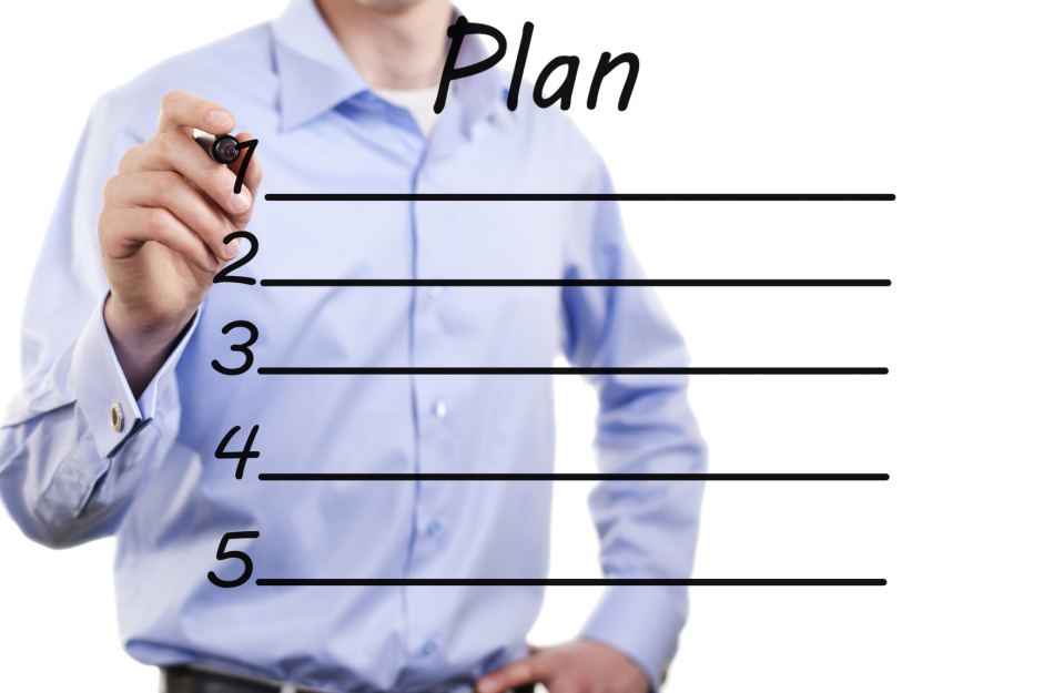 Make a plan of the week
