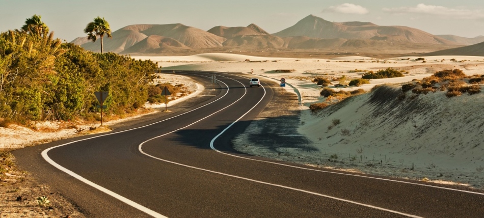 Roads on Canar, Spain