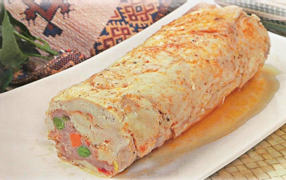 Chicken roll. Dyukan's diet - attack