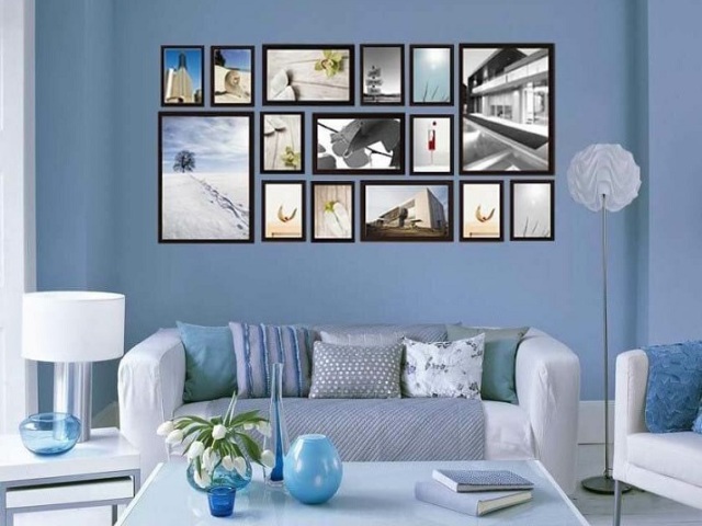 How beautiful it is to hang photos on the wall: design ideas, placement schemes. How to place photos on the wall original?