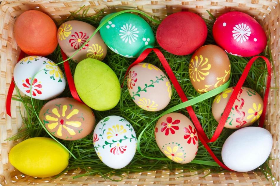 Painted eggs