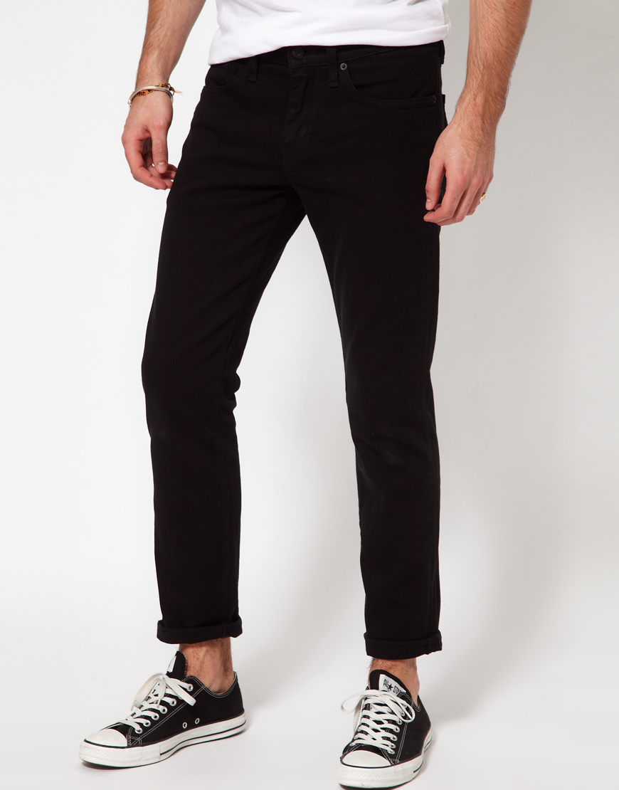 Jeans férfi fekete szakasz - Eredeti kép