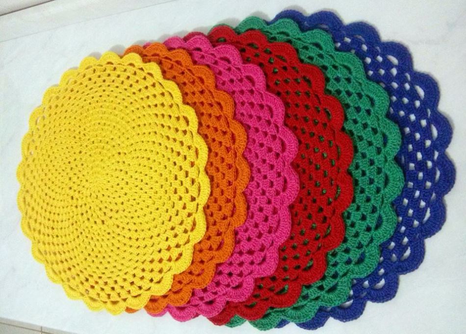 Napkins Crochet Sederhana dan Indah: Foto