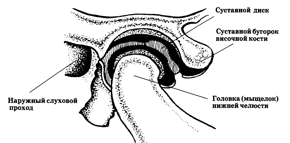 Tulang rahang sakit di dekat telinga dan otot, saat menekan: menyebabkan