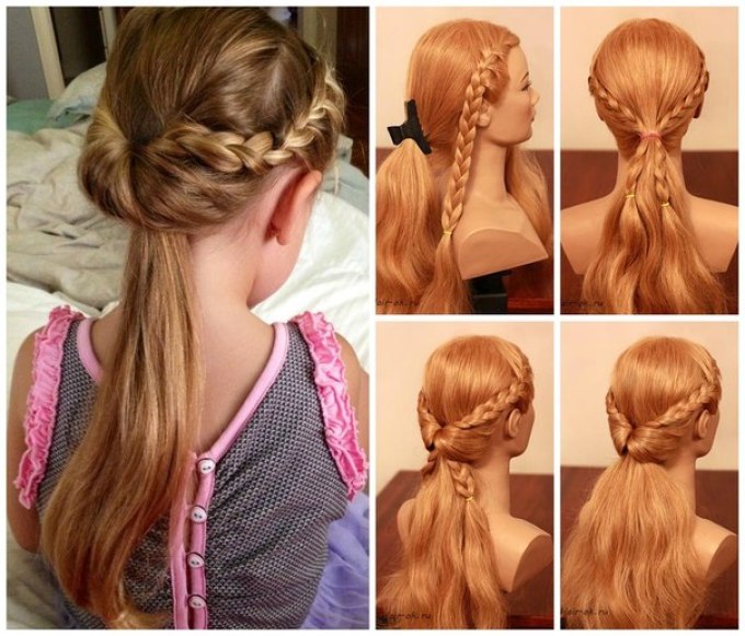 How to quickly make a hairstyle on September 1