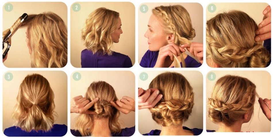 Hairstyle for short hair on September 1