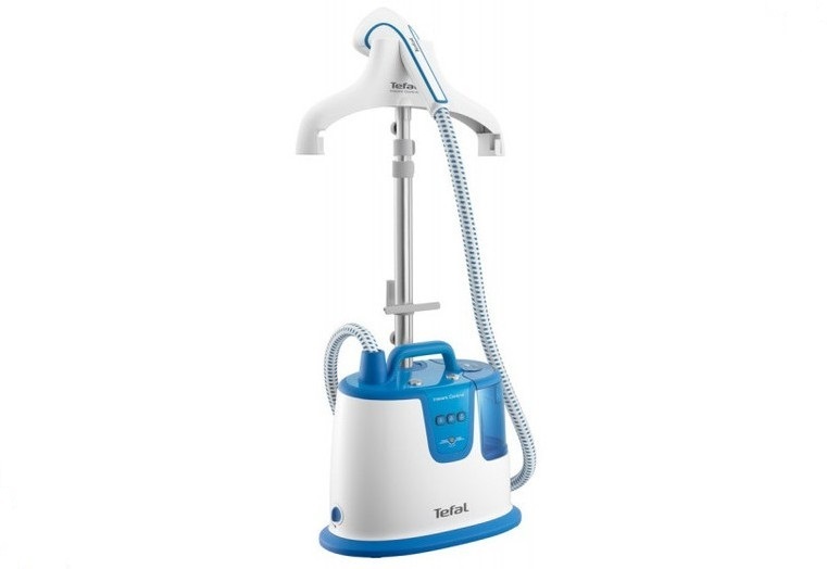 How to use a vertical steamer for ironing clothes?