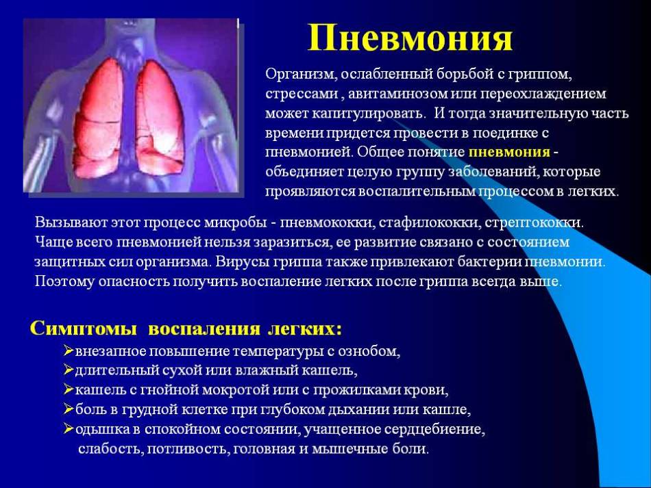 Ali je mogoče umreti zaradi pljučnice?