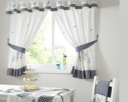 How to sew curtains for the kitchen with your own hands: Instructions. What other curtains for the kitchen - examples, photos, videos