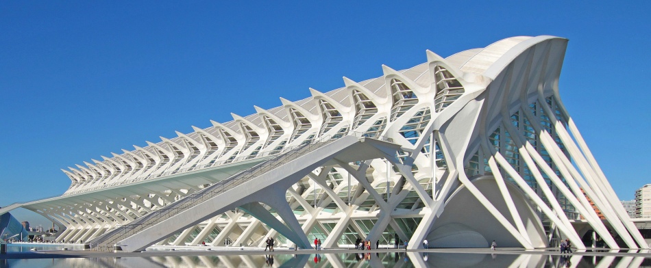 Múzeum vied princa Felipe (El Museu de le Les CiènCies PRINCIPE Felipe), Valencia, Španielsko