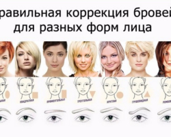 Kako izbrati obliko obrvi za različne vrste obrazov: nasveti, fotografija