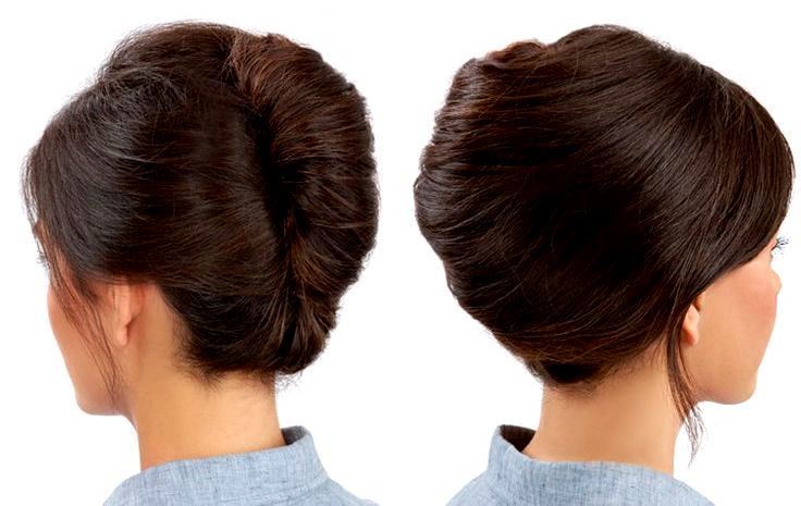 Gaya Rambut Untuk Cangkang Rambut Panjang Dengan Tongkat Cina - Hasilnya