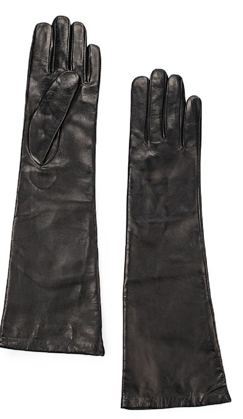 Črne rokavice iz furle