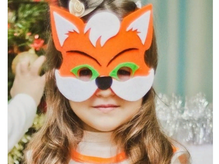 Maske Fuchs für Mädchen