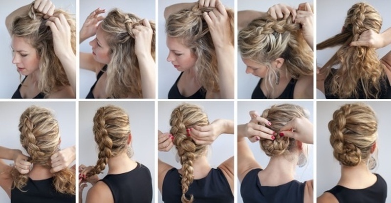 Hairstyle Scorpio για μακριά μαλλιά για κάθε μέρα