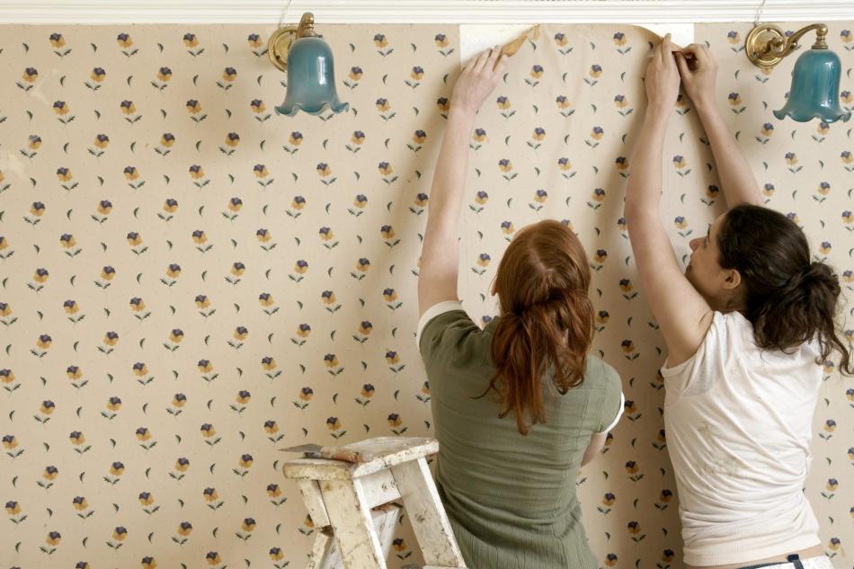 How easy and quickly remove washing, waterproof wallpaper, silk -screen, varnished, under painting from the walls and ceiling: photo