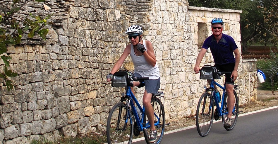 Sewa bersepeda di Apulia, Italia